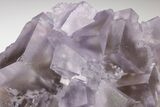 Purple Cubic Fluorite Crystals With Phantoms - Cave-In-Rock #192003-3